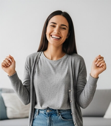 Women after treatment - Emergency dentist Oxshott